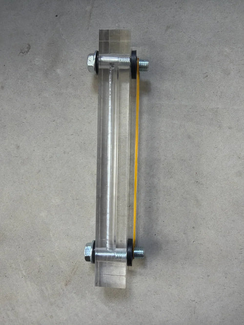 10L Hydraulic / Diesel Tank Sight Glass - Vertical