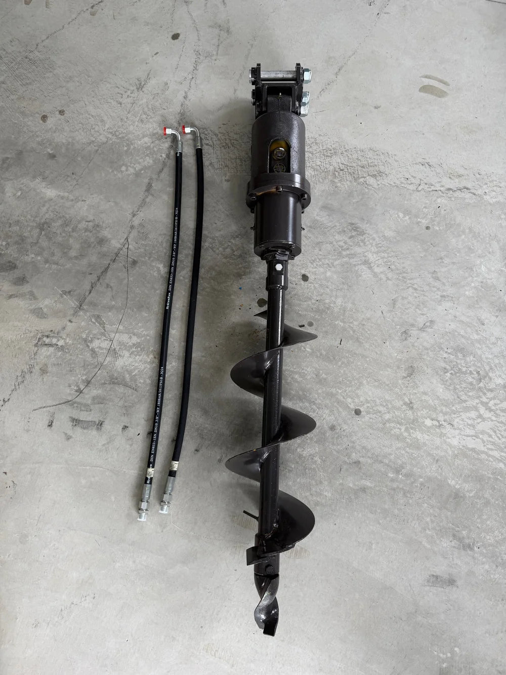 Mini Excavator Attachment - 25mm Pin - Auger Set C/W 200mm & 300mm Drills