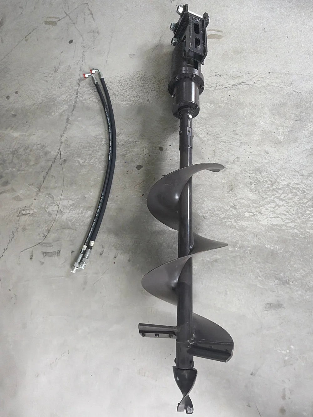 Mini Excavator Attachment - 25mm Pin - Auger Set C/W 300mm Drill