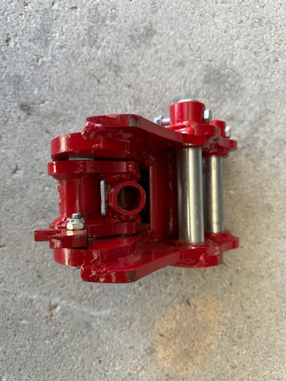 Mini Excavator Attachment - 25mm Pin - Spring Half Hitch