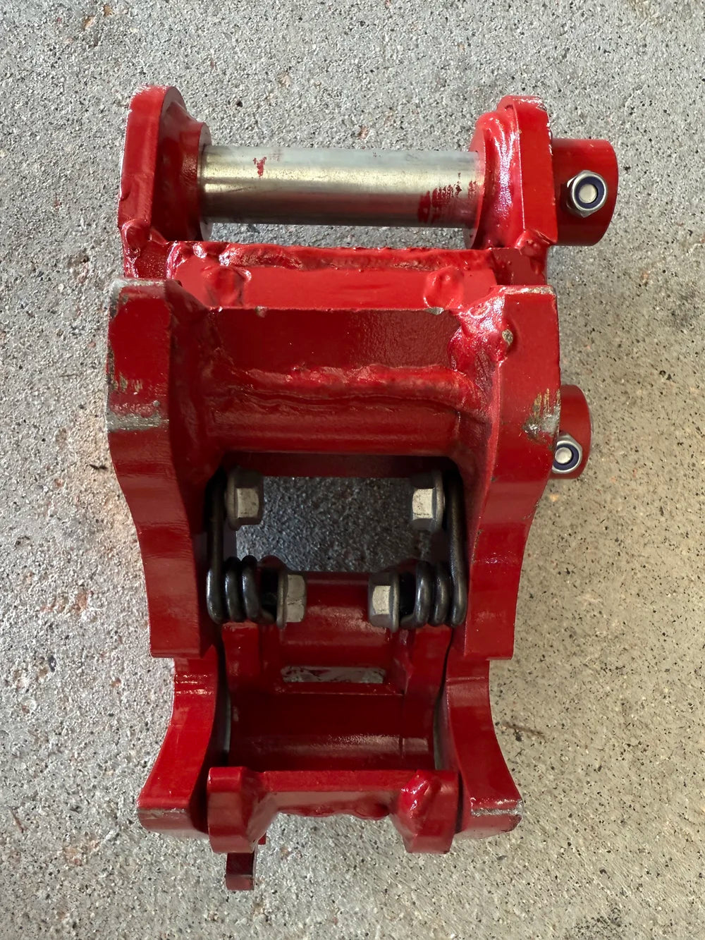 Mini Excavator Attachment - 25mm Pin - Spring Half Hitch