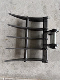 Mini Excavator Attachment - 30mm Pin - Stick Rake