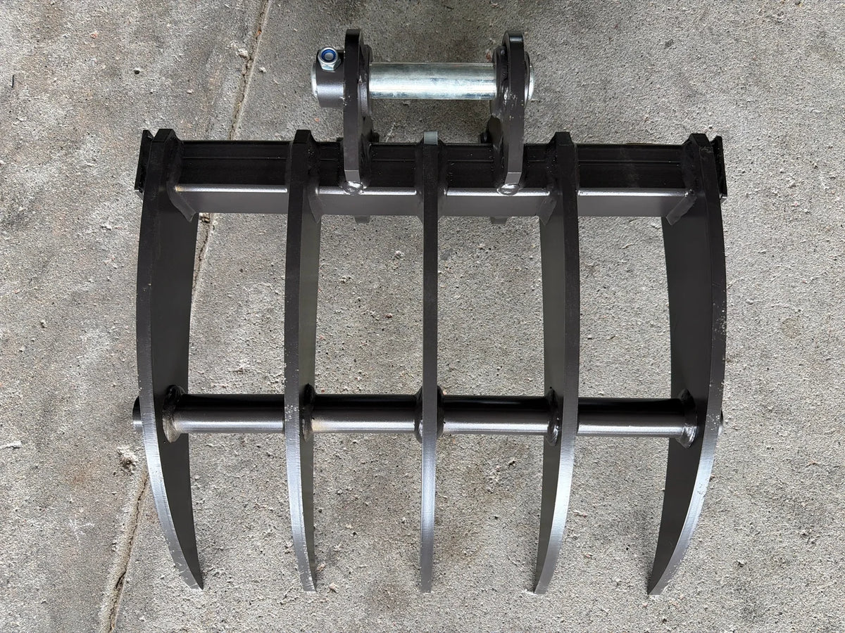Stone Rake Pin Mini Excavator Attachment - 30mm Pin - Stick Rake – Digzilla Machinery