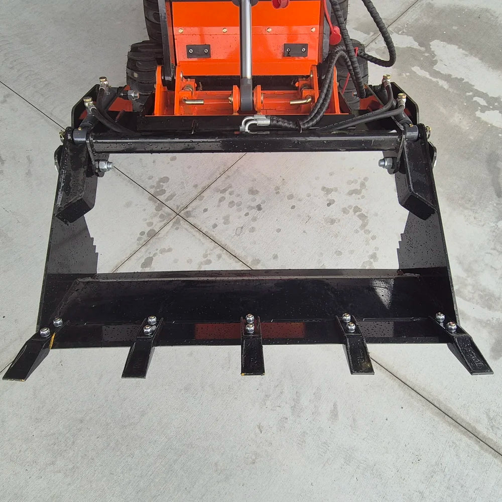 Mini Skid Attachment - 4-in-1 Bucket c/w Bucket Teeth