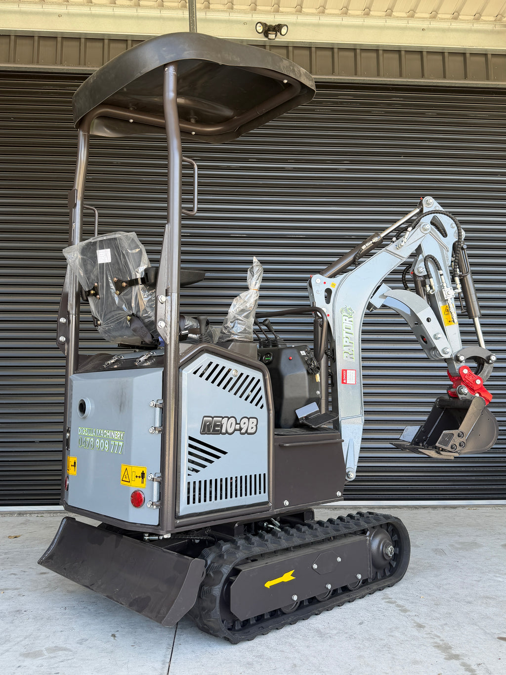 Raptor RE10-9B Mini Excavator