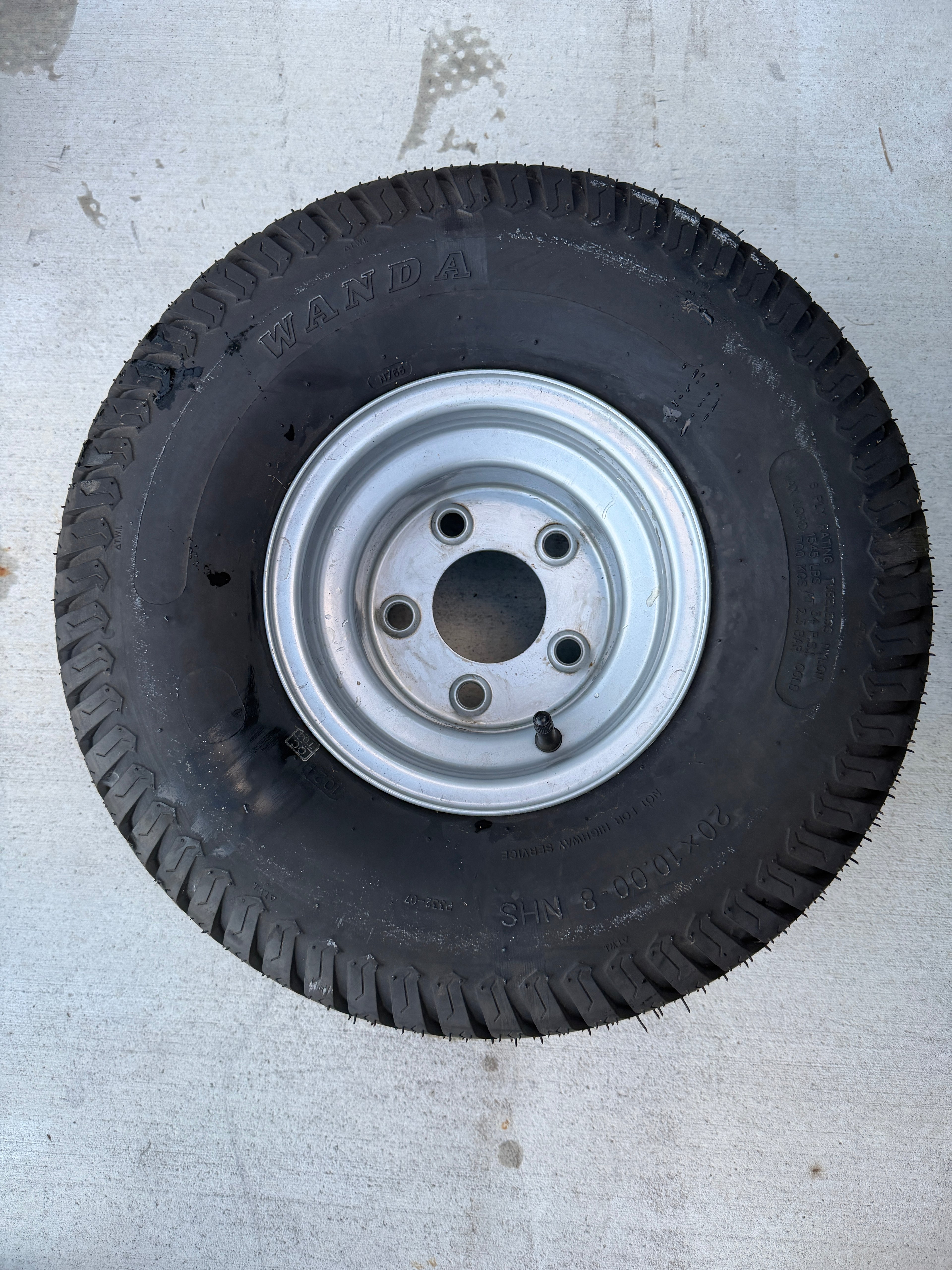 TT Wheel and Tyre - 20x10.0-8