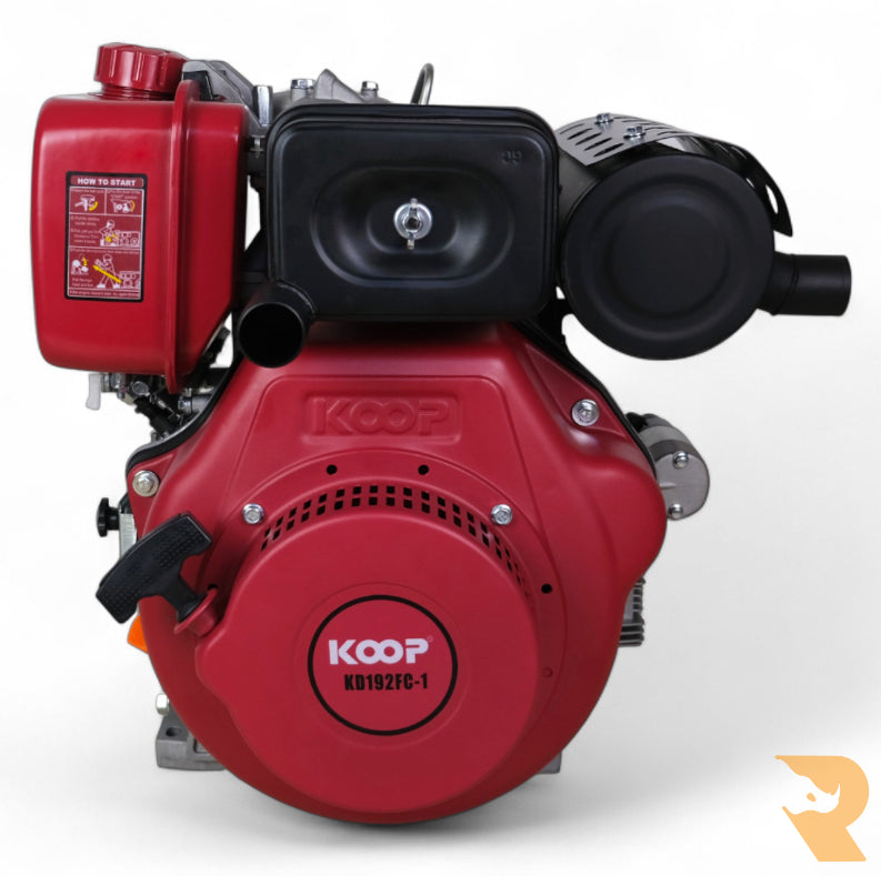 Koop KD192F Diesel Engine - Single Cylinder - 8.6kW
