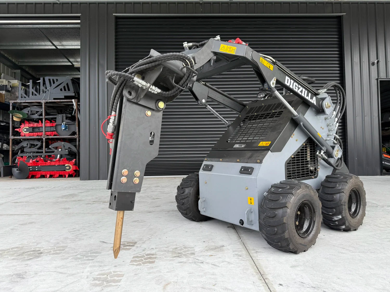 Mini Skid Attachment - Jack Hammer