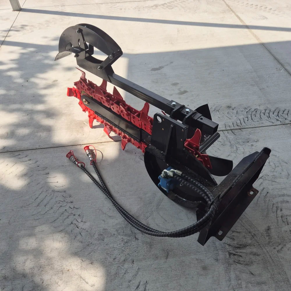 Mini Skid Attachment - Trencher / Chain Digger